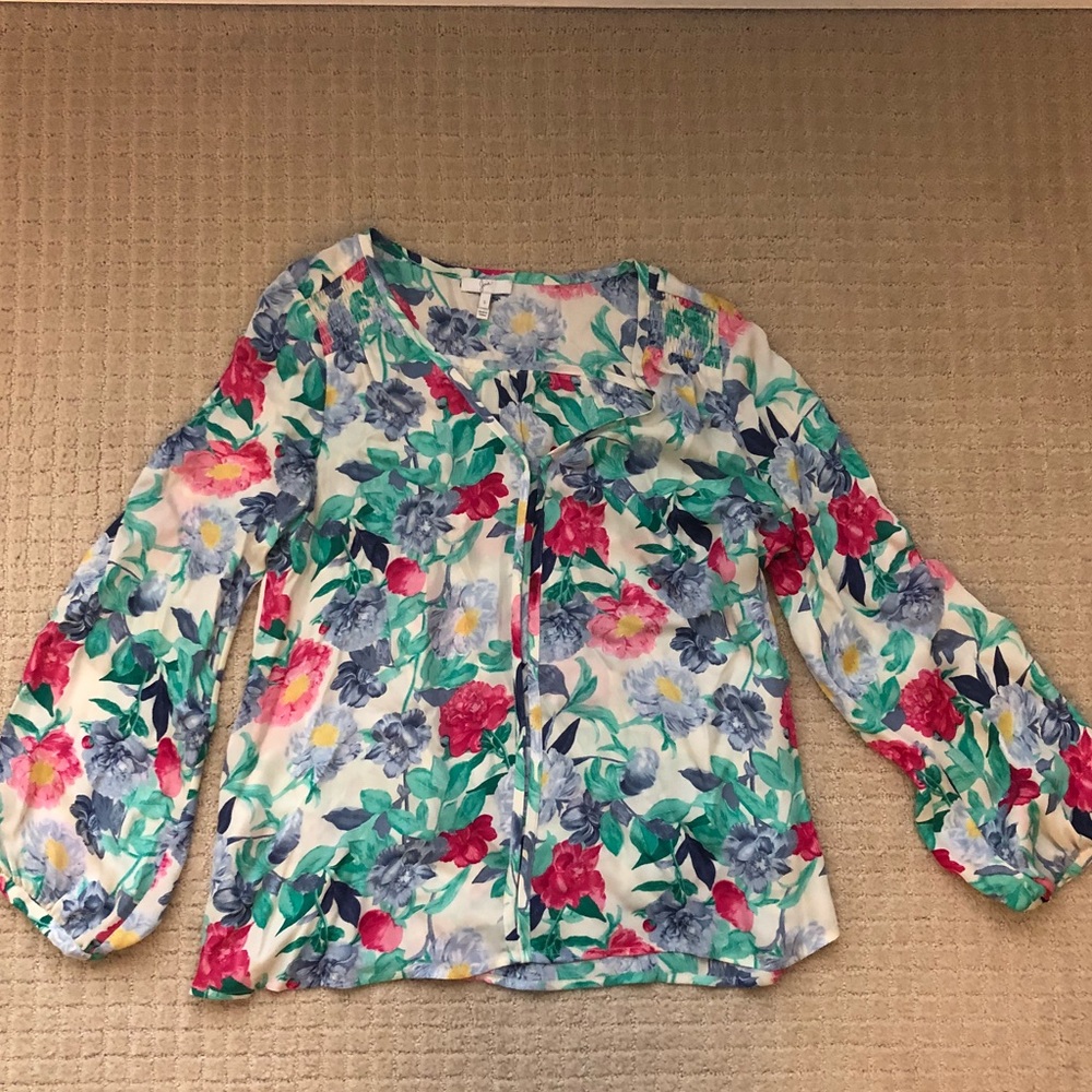 Women’s Joie Sulk Floral Blouse Size S *like new*